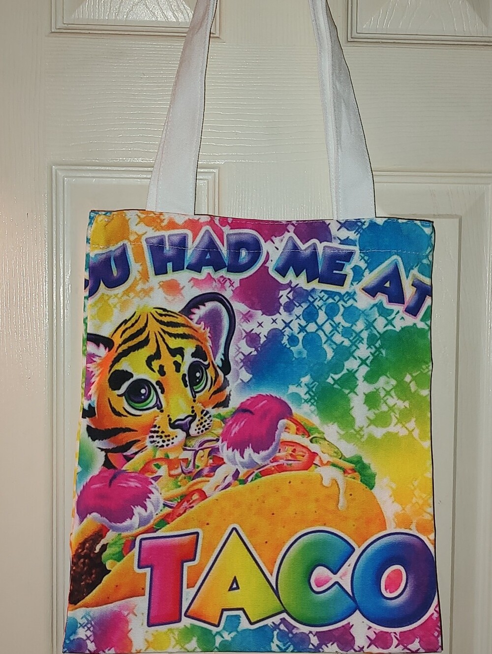 New! Lisa Frank Canvas Tote Bag